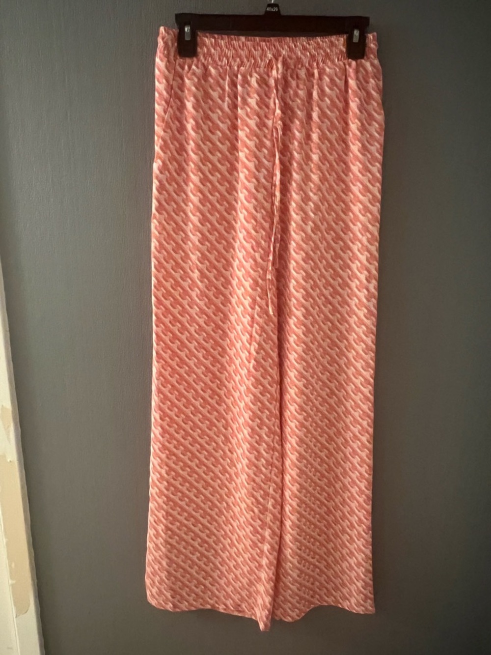 🌞NEW🌞Women’s Peach Patterned Wide Leg Lounge Pants